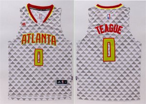 Maillot De Basket Eastern Atlanta Hawks Jeff Teague 0 Tissus Sportif Fans Edition Blanc